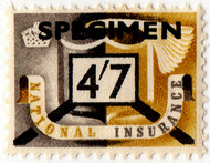 (un) 4/7d Grey & Mustard (1951)