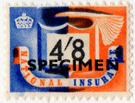 (53) 4/8d Blue & Orange (1951)