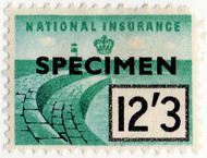 (un) 12/3d Blue-Green (1956)