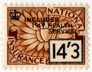 (un)14/3d Brown & Black (1955)
