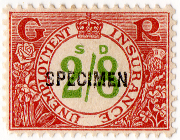 (106) 2/8d Claret & Green (1931)