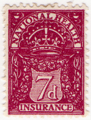 (14a) 7d Intense Mauve (1912)