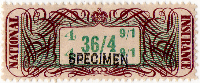 (15a) 36/4d Brown & Green (1948)