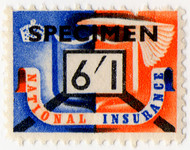 (65) 6/1d Blue & Orange (1951)