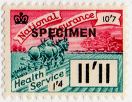 (un) 11/11d Red & Green (1961)