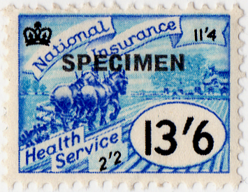 (un)13/6d Blue (1961)