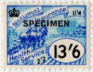 (un)13/6d Blue (1961)