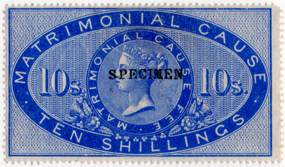 (24) 10/- Ultramarine (1866)