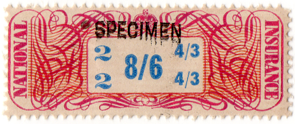 (02a) 8/6d Mauve & Blue (1948)