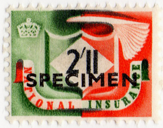 (38) 2/11d Green & Orange (1951)