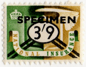 (45) 3/9d Green & Bistre (1952)