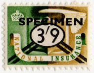 (45) 3/9d Green & Bistre (1952)
