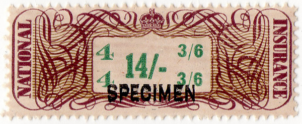 (05a) 14/- Brown & Green (1948)