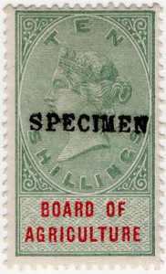 (04) 10/- Green & Carmine (1889)