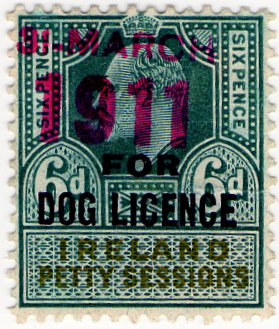 (un) 6d Green & Olive (1911)