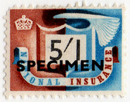 (57) 5/1d Brown & Blue (1952)