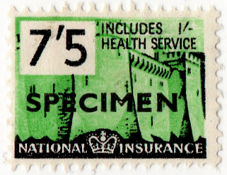 (un) 7/5d Emerald & Black (1957)
