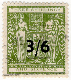 (352) 3/6d Green (1939)