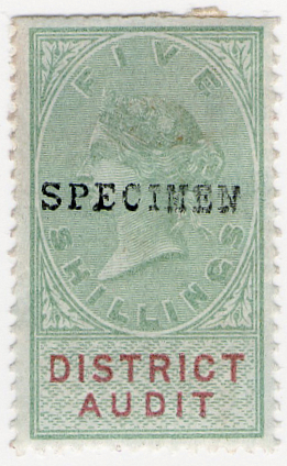 (06) 5/- Green & Violet (1882)