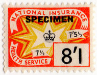 (un) 8/1d Red & Yellow (1961)