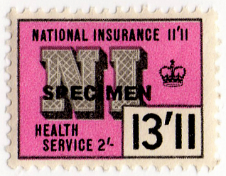 (un) 13/11d Magenta & Black (1963)