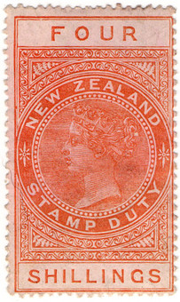 (238) 4/- Red-Brown (1882)