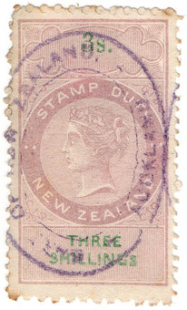 (187) 3/- Lilac & Green (1870)