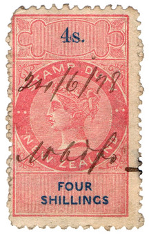 (188) 4/- Rose & Blue (1870)