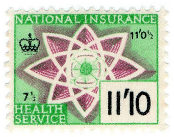 (236) 11/10d Rose & Green (1965)