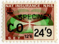 (427) 24/9d Brown & Green (1969)