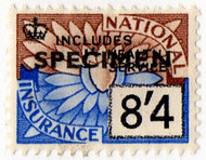 (un) 8/4d Brown & Blue (1955)