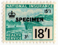 (un) 18/1d Green & Black (1961)