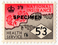 (un) 5/3d Red & Grey (1960)