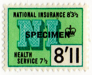 (167a) 8/11d Green & Blue (1963)