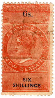 (102) 6/- Red & Blue (1867)