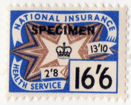 (un) 16/6d Blue & Brown (1961)