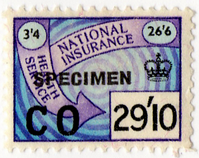 (246) 29/10d Blue & Mauve (1965)