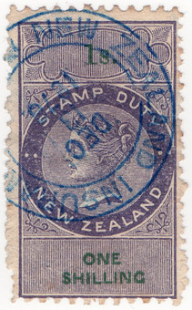 (91) 1/- Purple & Green (1867)
