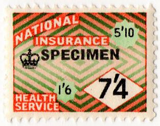 (182) 7/4d Orange & Green (1964)