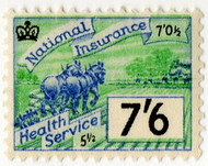 (un) 7/6d Blue & Green (1961)