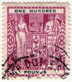 (340) £100 Mauve & Blue (1931)