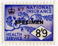 (un) 8/9d Purple (1960)