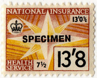 (207) 13/8d Brown & Yellow (1965)