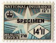 (208) 14/11d Grey & Blue (1965)