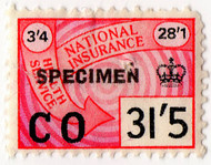 (249) 31/5d Red & Pink (1965)