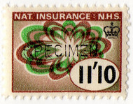 (un) 11/10d Brown & Green (1967)