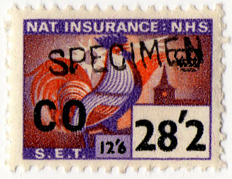 (337) 28/2d Mauve & Orange (1967)