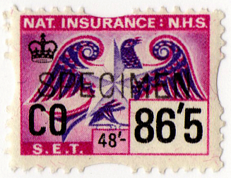 (451) 86/5d Black & Purple (1969)