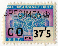 (319) 37/5d Cyan & Mauve (1967)
