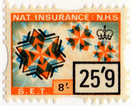 (352) 25/9d Orange & Green (1967)